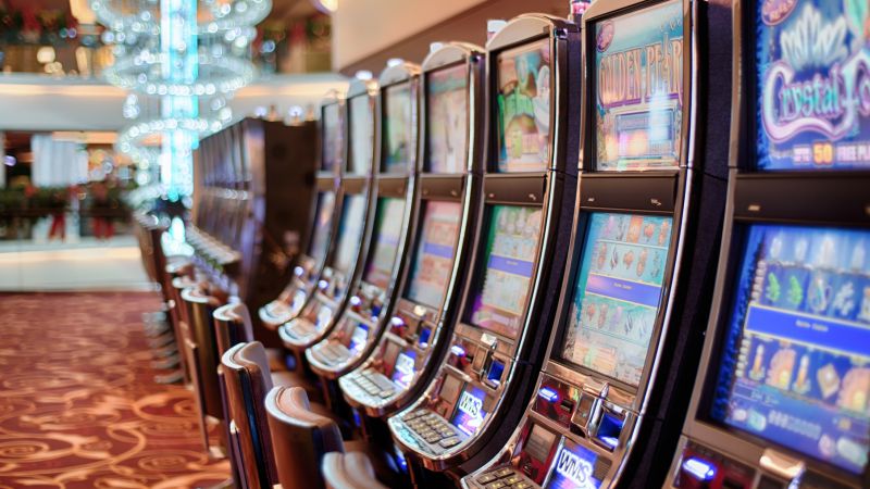 Photo “Row Of Empty Slot Machines In Hotel Casino” by Ed Gregory